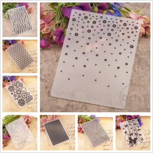 29 Styles)10.5x14.8 CM Embossing Folders for Papers Photo Album Making Card Supplies DIY Plastic Scrapbooking Cutting Dies