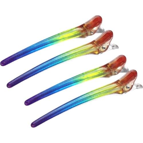 4pcs Hairdressing Makeup Duck Bill Clips Coloring Hair Pangen Hairpin Hairpin