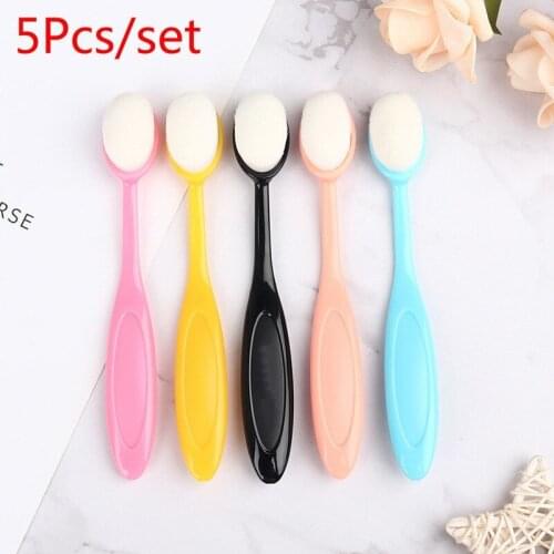 5pcs Colorful Blender Brushes Drawing Painting Brush Makeup Brushes Make up Painting Brushes for Scrapbooking Card handmade