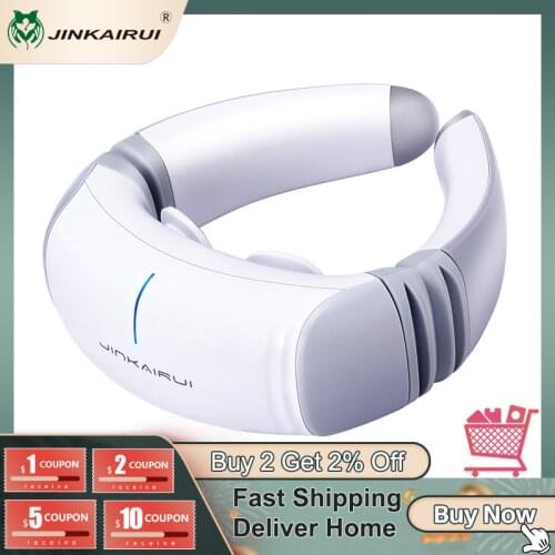 Electric Pulse Neck Massager Cervical Vertebra Impulse Massage Physiotherapeutic Acupuncture Magnetic Therapy Relief Pain Tool