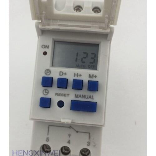 Din Rail Microcomputer Timer THC15A AHC15A TP8A16 Electronic Programmable Digital TIME Relay Repeat Programs With 8 ON/OFF