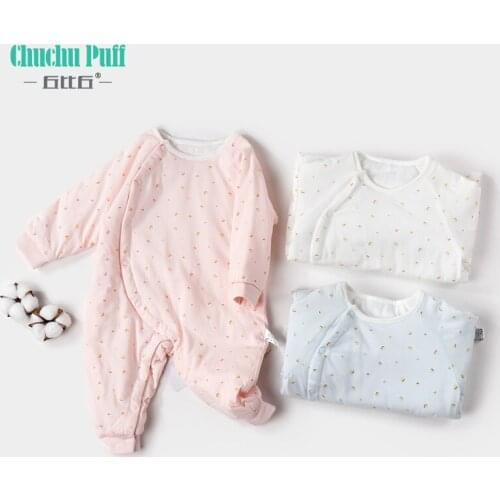 Babys Jumpsuit New Born Baby Girl Clothes Baby Boy One Piece Outfit Cartoon Rompers Infant Clothing Soft Pajamas Warm Winter