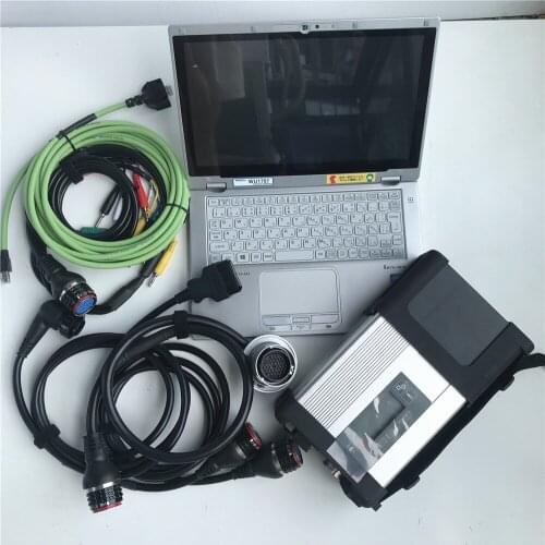 Mb Star C5 SD Compact 5 with 2020.12v Software in 480gb Mini SSD install in Used Toughbook Cf-AX2 I5 8G for Auto Diagnostic Tool