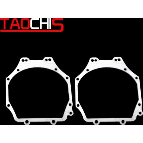 TAOCHIS Car Styling Frame Adapter Module Set DIY Bracket Holder for Mitsubishi Pajero Wagon Hella 3r 5 Projector Lens
