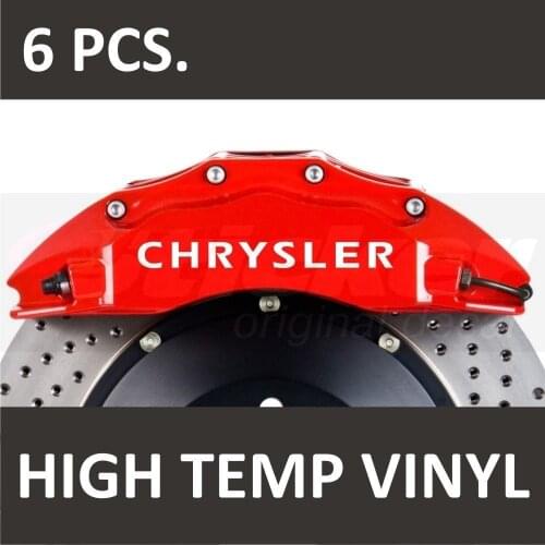 For Chrysler Premium Brake Caliper Stickers decals 300C 300M Concorde Crossfire Car Styling