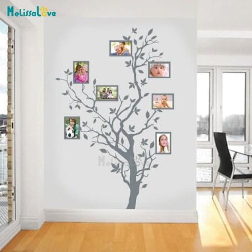 Photo Tree DIY Family House Decal Living Room Bedroom Decor Removable Vinyl Wall Sticker Mural BD785