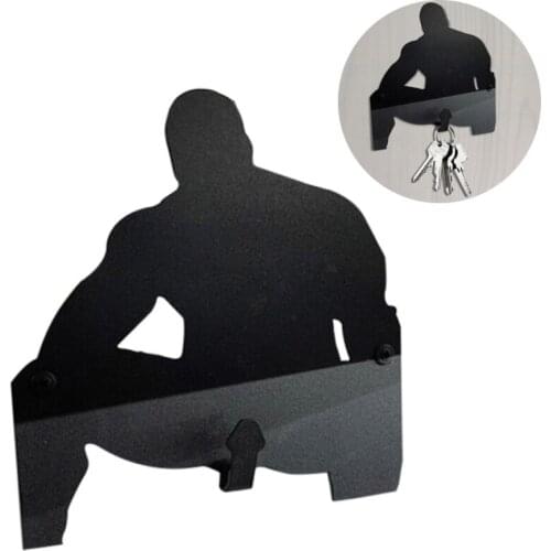 Wall Mounted Hook Hanger Pants Hanger Metal Trousers Rack for Jeans Trousers Skirts Scarf Ties Towels Closet Storage