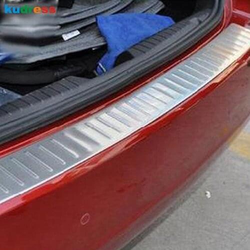 Stainless Steel Outer Rear Trunk Bumper Cover Trim For Chevrolet Chevy Cruze Sedan 2009 2010 2011 2012 2013 2014 Car Accessories
