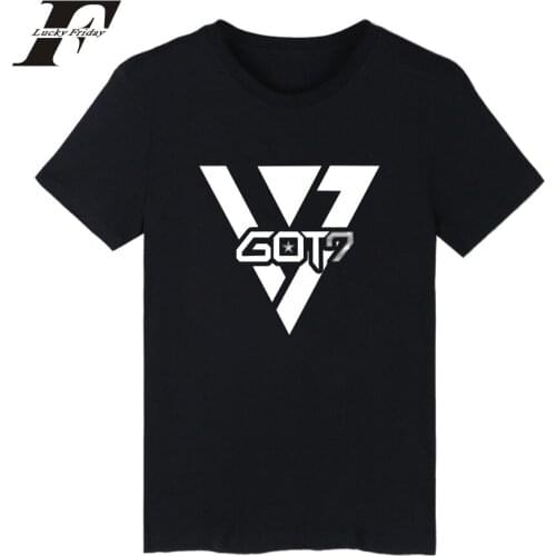 New Designed Got7 Jackson Casual Short Sleeve Cotton T-Shirt Men And Hot Got7 Bambam Plus Size Summer Women Short Tshirt Clothes