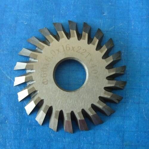 Original Raise 0016 A I.C.C High Speed Steel Double-sided Angle Milling Cutter with Titanium Coating for Key Machine Free Ship