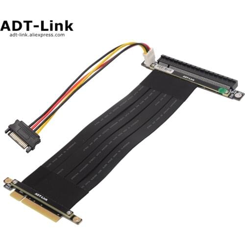 PCIe X8 To X16 Full Speed 3.0 PCIE X16 Graphics Card Extension Shielded Cable Compatible with ATX Chassis Phanteks Lianli MSI