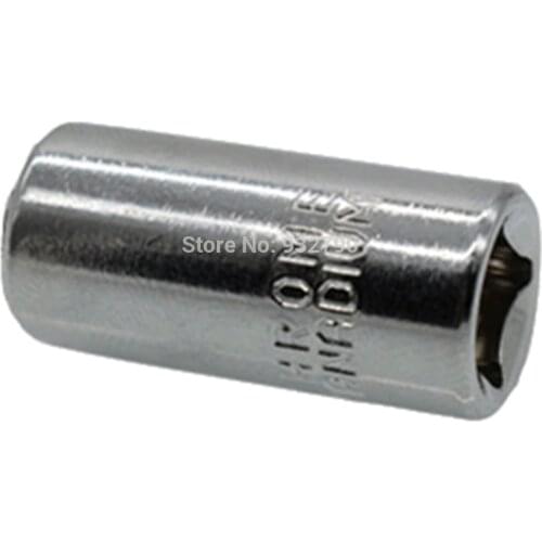 1/4" Square Drive to 1/4" Hex Screwdriver Bit Adapter Holder for Screwdriver Bit Socket Adapter Step Drill Chamfer Converter