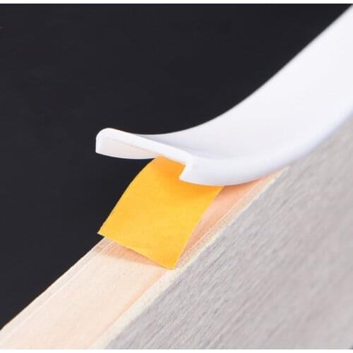 5 Meters Self Adhesive Edge Banding tape16/18mm U PVC Veneer Sheets for Furniture Cabinet Table Edge Guard Protector Seal Strip