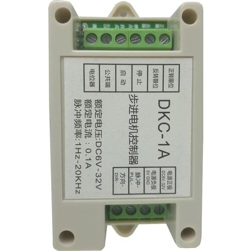 Stepper motor controller DKC-1A 1-20kHz pulse frequency adjusts speed by potentiometer for stepper motor drive
