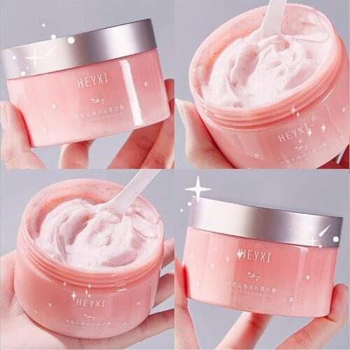 Vitamin E Pure Silky Deep Cleansing Bath Scrub Peeling Chicken Skin Body Scrub, Exfoliating, Brightening and Moisturizing Skin