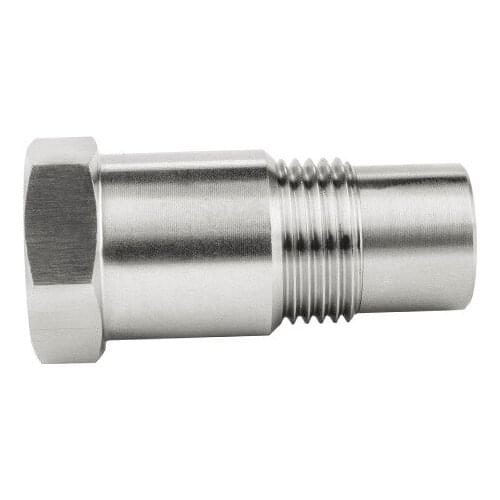 M18*1.5 Stainless Steel Remove Fault Connector Down Stream Catalytic Joint Auto Car O2 Oxygen Sensor Extension Spacer