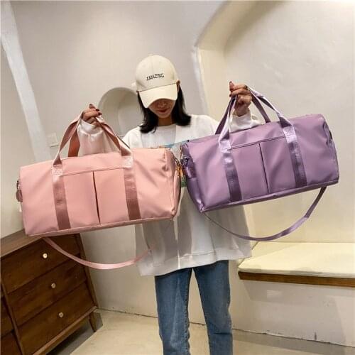 Shoe Storage Dry Wet Separation Sports Womens Yoga Fitness Bag Large Capacity Travel Bag Sports Training Custom Logo Large