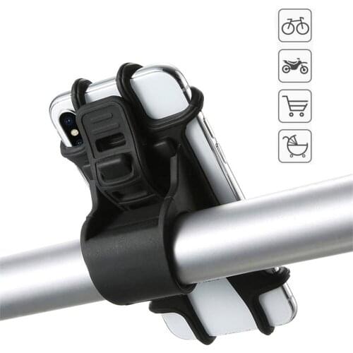 Bicycle Phone Holder for IPhone 7 XS Max for Xiaomi 9 Universal Motorcycle Mobile Phone Holder Bike Handlebar Stand Bracket