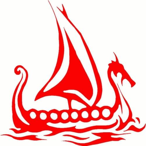 Viking Ship Stickers Car Body Window Truck Laptop Motorcycle Reflective Decals Sticker Decoration