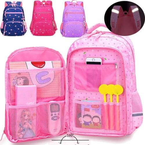 2020 New Waterproof School Backpacks for Teenagers Orthopaedics Schoolbags Girls Kids Backpack Children School Bags Mochila