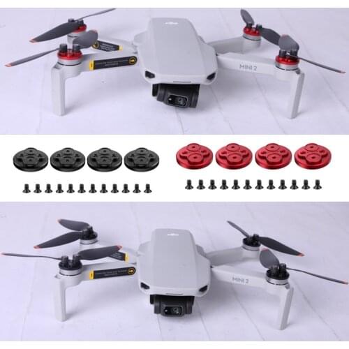4pcs Mini 2 Upgrade Motor Cover Cap Dust-proof Engine Protector Guard Aluminium Light Slip-over For dji Mini 2 Accessories