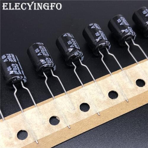 10Pcs/50Pcs 470uF 10V470uf SUNCON(SANYO) HCV series 8x11.5mm 10V470uF Aluminum Electrolytic Capacitor