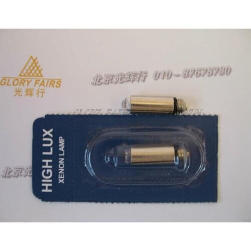 10pcs,For Welch Allyn 06000 HPX060 2.5V halogen lamp,Fiber optic laryngoscope,WelchAllyn HPX 060 06000-U bulb,DHL EMS Shipping