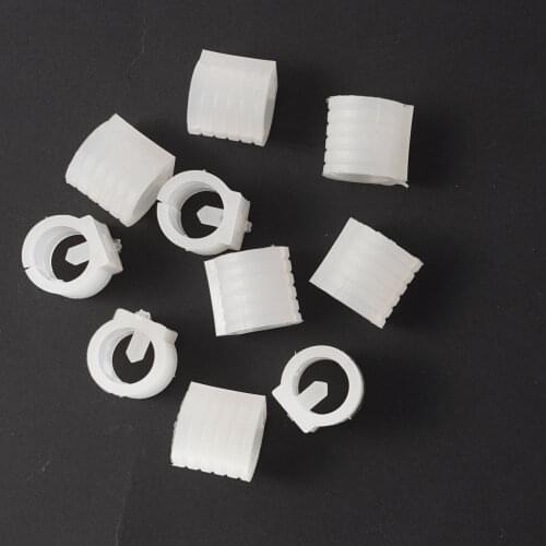 10Pcs Anti-Slip Chair Leg Pads Plastic Furniture Legs Covers U-Shaped Tube Back Pad Table Desk Tube Clamps Mats Floor Protectors