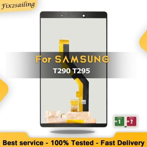 100% New Tested LCD For Samsung Galaxy Tab A 8.0 2019 T290 T295 SM-T290 SM-T295 Display Touch Screen Panel Digitizer Assembly