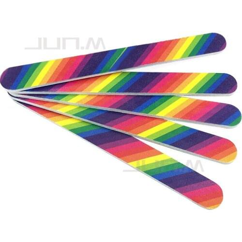 5/10Pcs Professional Nail File Buffer Block Sanding Brush Salon Glitter Sandpaper Colour DIY Nail Art Tools Nail Treatment