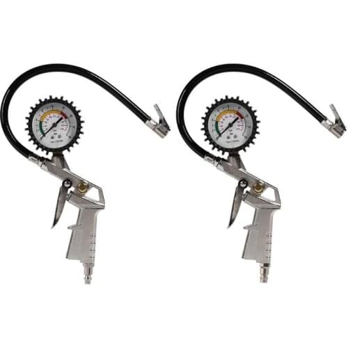 Automobile Pressure Gauge Car Tire Pressure Meter 0-220 psi Monitor Gauge Pointer Tyre Air Pressure Inflator Inflate
