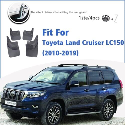 Mudguards For Toyota Land Cruiser Prado LC150 FJ150 150 2010-2019 Front Rear 4pcs Splash Guard Fender Mud Flap Car Accessories