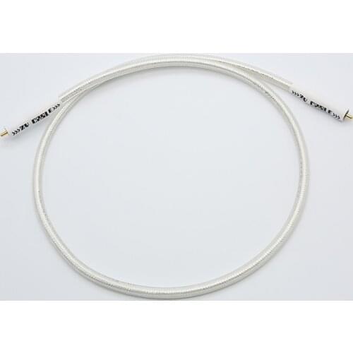 ZY Fanmusic HiFi cable RCA to RCA 75 ohm digital coaxial cable advanced version 6N OCC Fever audio signal cable