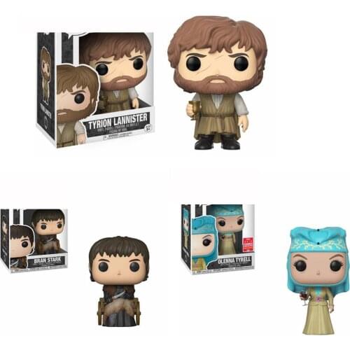 GAME OF BRAN THRONES STARK OLENNA TYRELL TYRIO Vinyl Action 10cm Figures Collection Model Toys for Children Birthday Gift