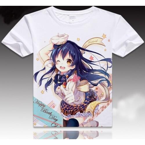 Love Live T-shirt Anime lovelive Kousaka Honoka Cosplay T shirt Fashion Men Women Tops Tees
