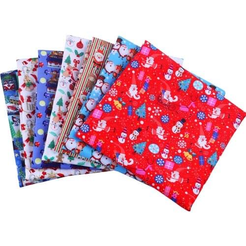 Polyester cotton printed Halloween polyester sewing celebration quilt doll fabric party small gift DIY patch craft supplies