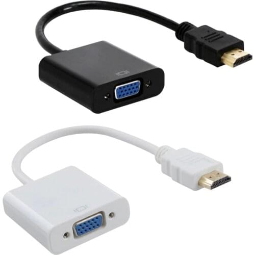 1080P HDMI to VGA Adapter Converter Cable For PC Laptop Tablet TV Box
