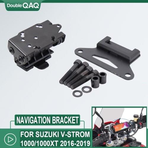 For Suzuki V-Strom 1000/1050 XT 1000XT 16-19 Motorcycle Navigation Bracket GPS Plate Bracket Phone Holder USB 1050XT 2019-2021