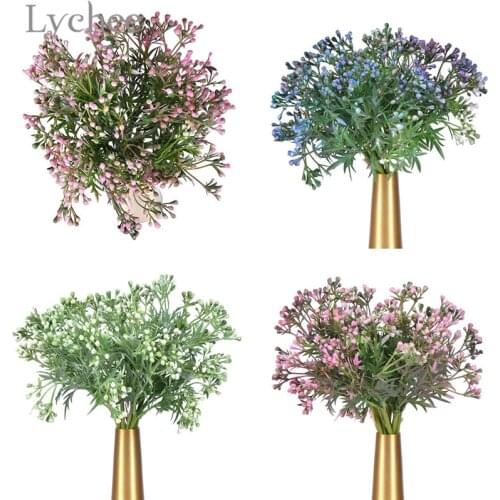 Lychee Life 9 Branches Artificial Beans Simulation Plant Flower Wedding Ornament Home Decoration