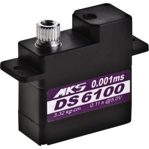 MKS DS6100 glider pilot hollow cup motor servo (torque 3.19 kg-cm 4.8v)