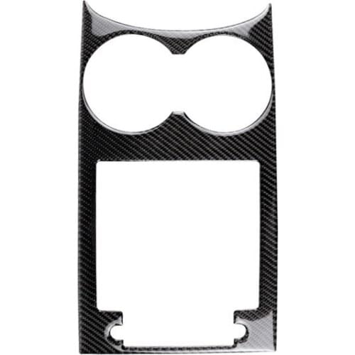 Fit For Porsche Cayenne MACAN Carbon Fiber Water Cup Storage Panel Decoration car accessories