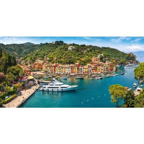 Full Diamond Embroidery Portofino Landscape 5D Diy Diamond Painting Cross Stitch Diamond Mosaic Home Decor Wall Stickers Art