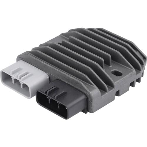 DC 12V Motorcycle Aluminum Alloy Voltage Regulator Rectifier fit for Yamaha YZF R1 FZ1000 FZ1 FJR1300 VMX17 V-Max XV1700A Black
