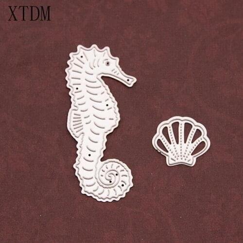 Metal craft Seahorse paper die cutting dies for Scrapbooking/DIY Easter wedding Halloween Easter card
