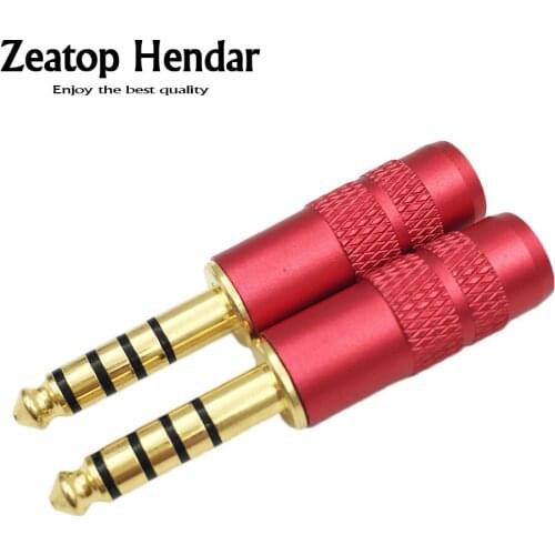 1Pcs 4.4mm 5 Poles Male Full Balanced Headphone Plug for Sony PHA-2A TA-ZH1ES NW-WM1Z NW-WM1A AMP Player