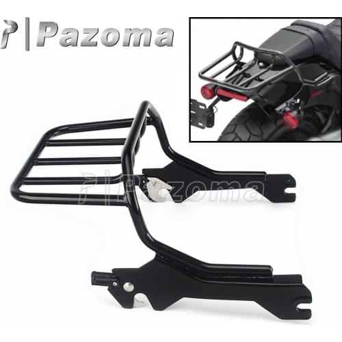Steel Motorcycle Rear Support Rack Two up Luggage Carrier For Harley Fat Boy 114 FLFBS FLFB Breakout 114 FXBRS FXBR 2018-2020