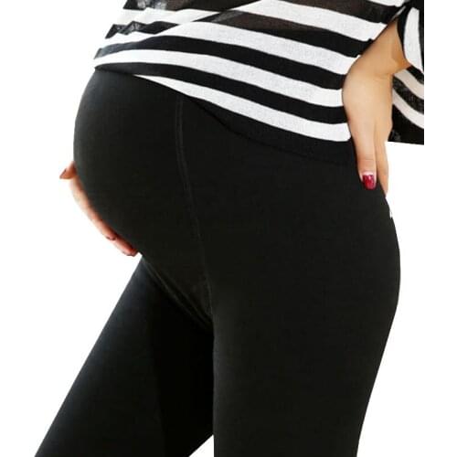Winter Velvet Pregnancy Maternity Leggings Pants For Pregnant Womem Clothes Stretch Thicken Warm Trousers Maternity Clothing