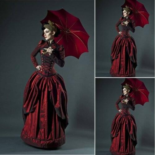 18 Century Civil War Southern Belle Gown evening Dress/Victorian Lolita dresses/scarlett dress US6-26 SC-997