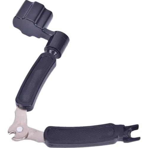 3 in 1 Guitar Peg String Winder + String Pin Puller + String Cutter Guitar Tool Set Multifunction Guitar Accessories