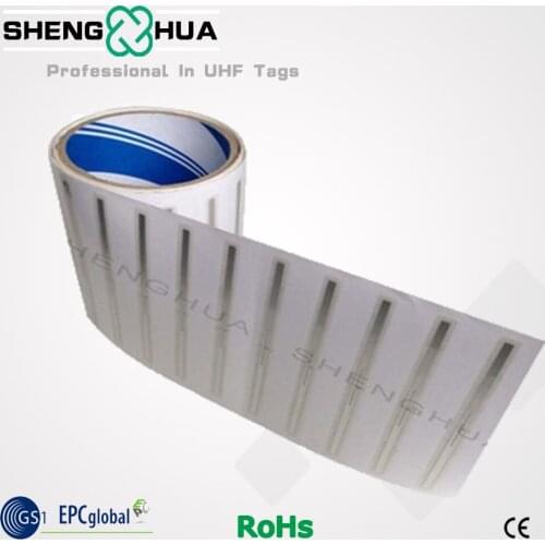 50pcs/lot UHF Passive Library rfid book label tags Sticker Wet Inlay Transparent For Management anti-theft 860-960MHz waterproof